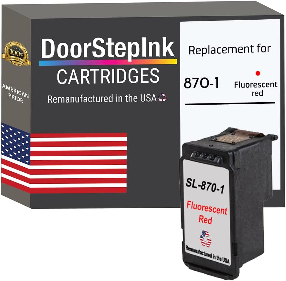 Fluorescent Red Ink Cartridge for Pitney Bowes SendPro Mailstation W808
