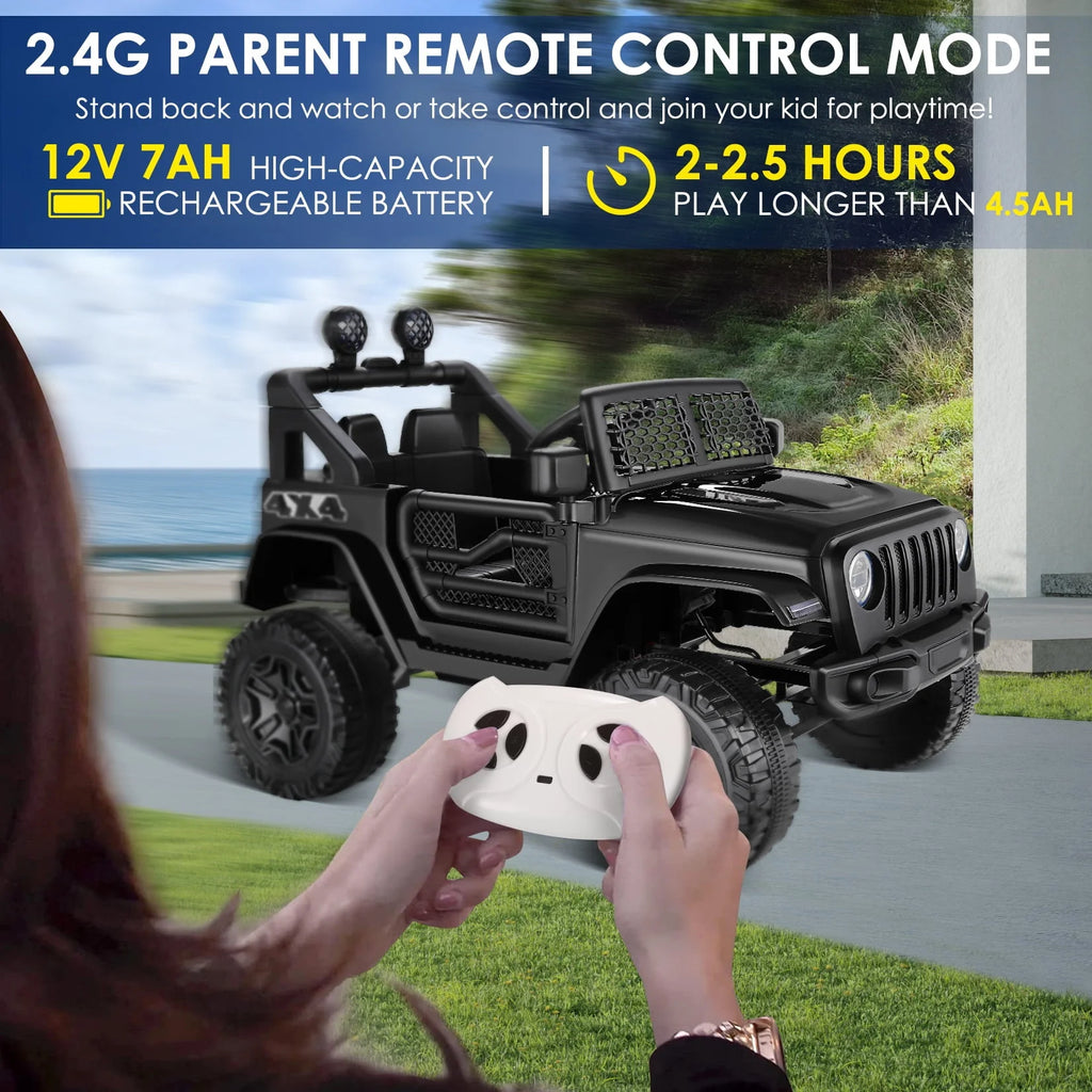 12V Kids Powered Ride on Truck Car with Parent Remote Control L902509
