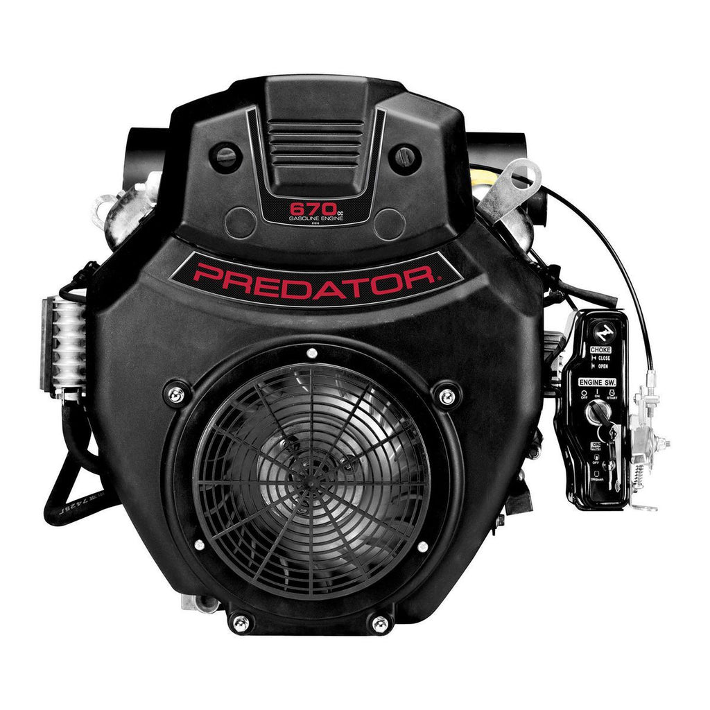 670cc V-Twin Horizontal Shaft Gas Engine V420110