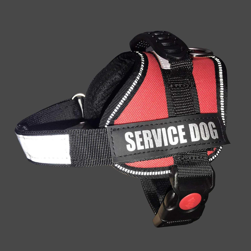 Service Dog Vest Harness Reflective Polyester Nylon P4079