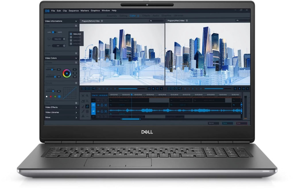 Restored Dell Precision 7000 7760 Workstation Laptop 17.3" FHD Core i9 - 2TB SSD + 1TB SSD - 32GB RAM - RTX A4000 8 Cores @ 5 GHz - 11th Gen CPU - 8GB GDDR6 P659