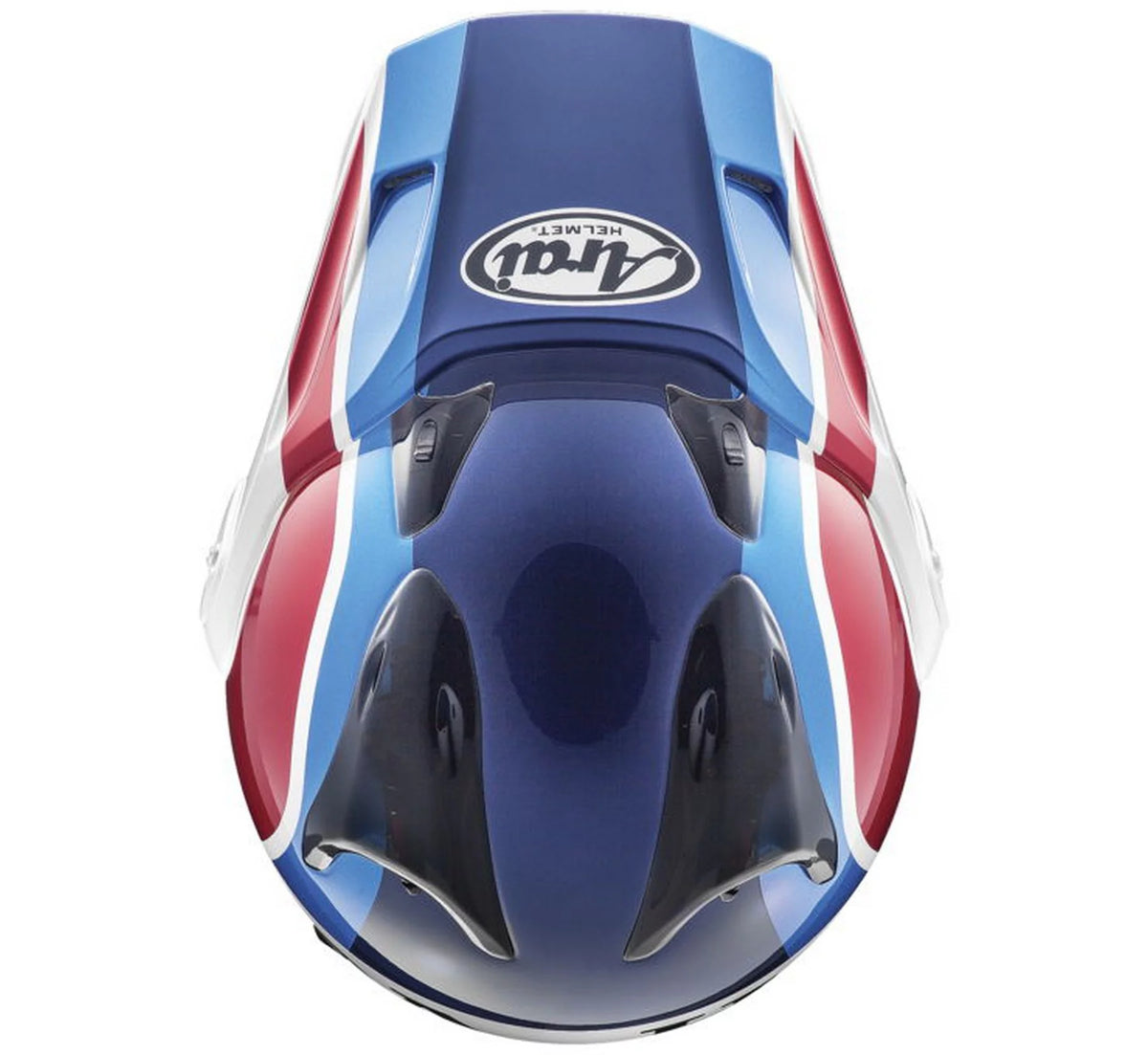 Dual Sport Motorcycle Helmet Red/White/Blue XS X999362