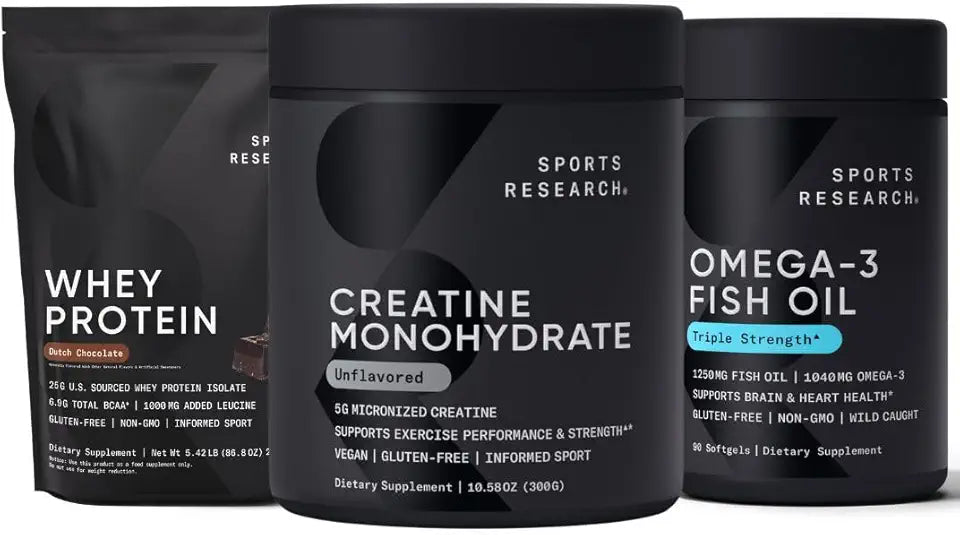 Whey Protein & Creatine Monohydrate & Omega 3 I755