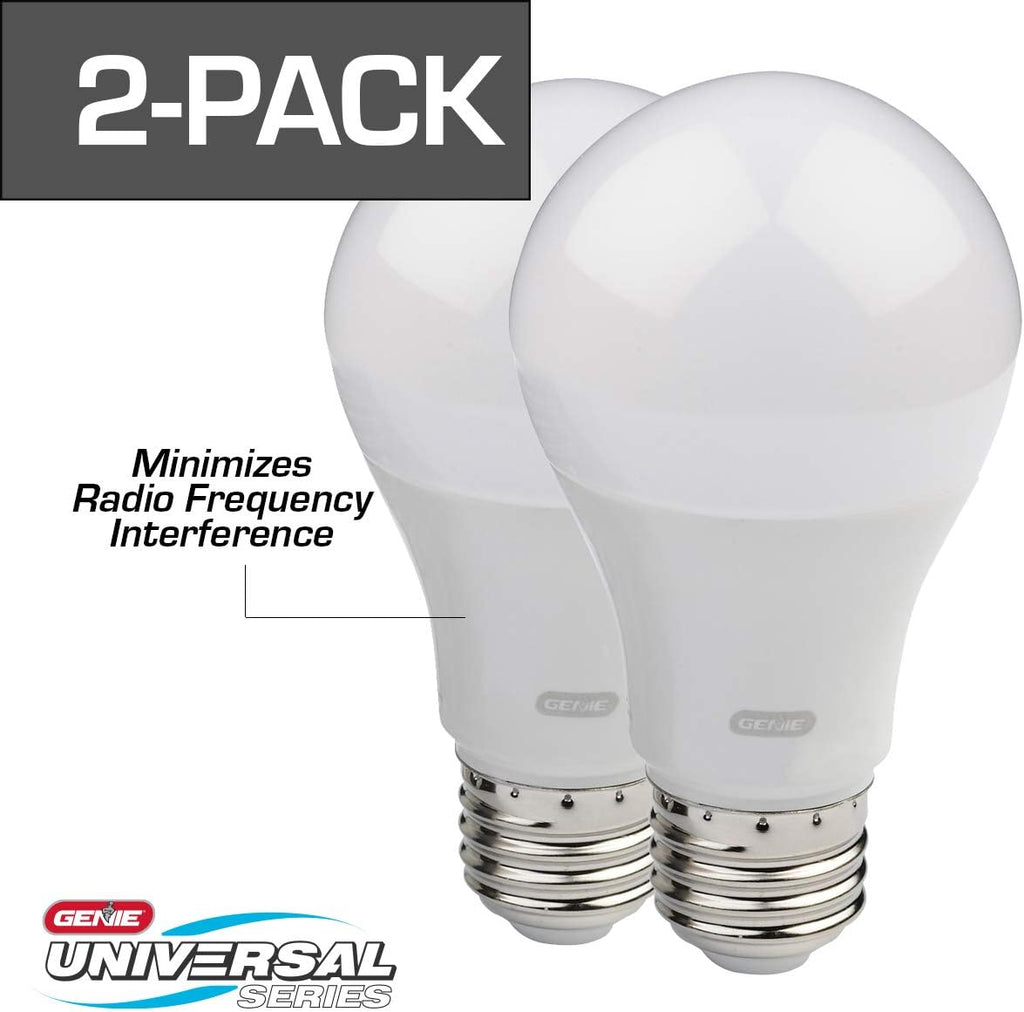 Smart Garage Door Opener with WiFi and Battery Backup, 2 Pack LED Light Bulb 4000K U196659