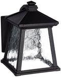 1-Light Black Wall Lantern A655394