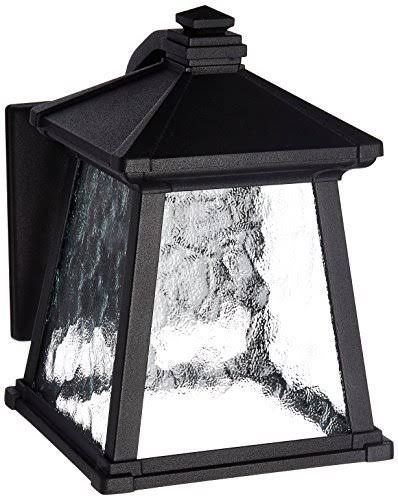 1-Light Black Wall Lantern A655394