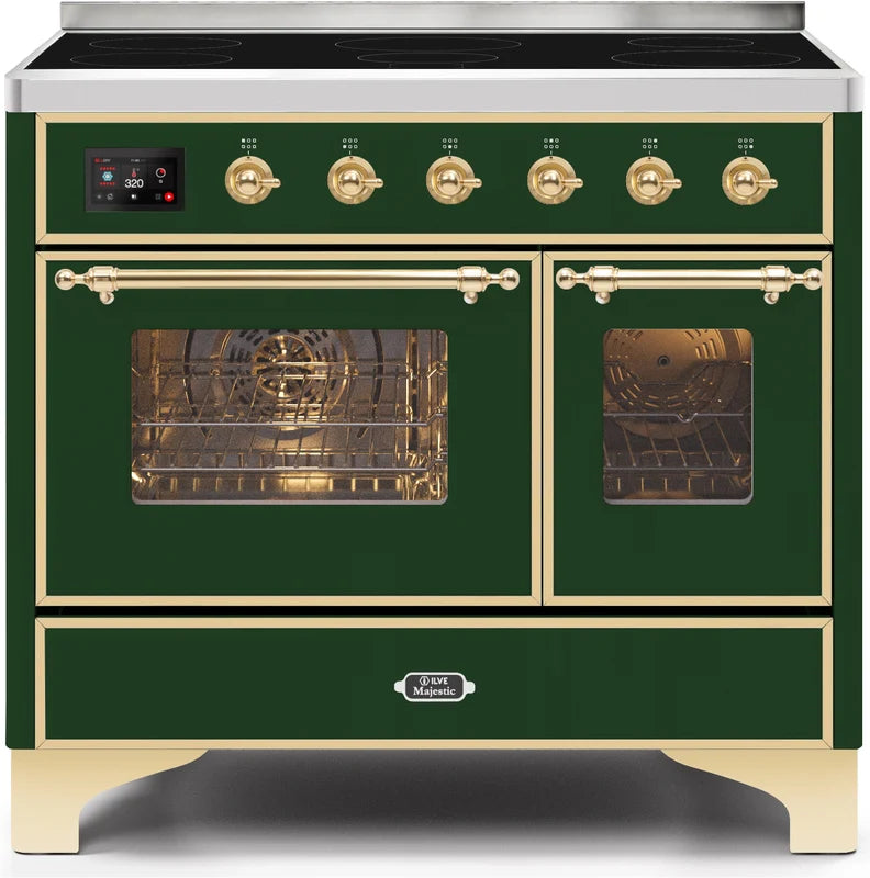 Emerald Green Induction Range with Electric Oven A795573