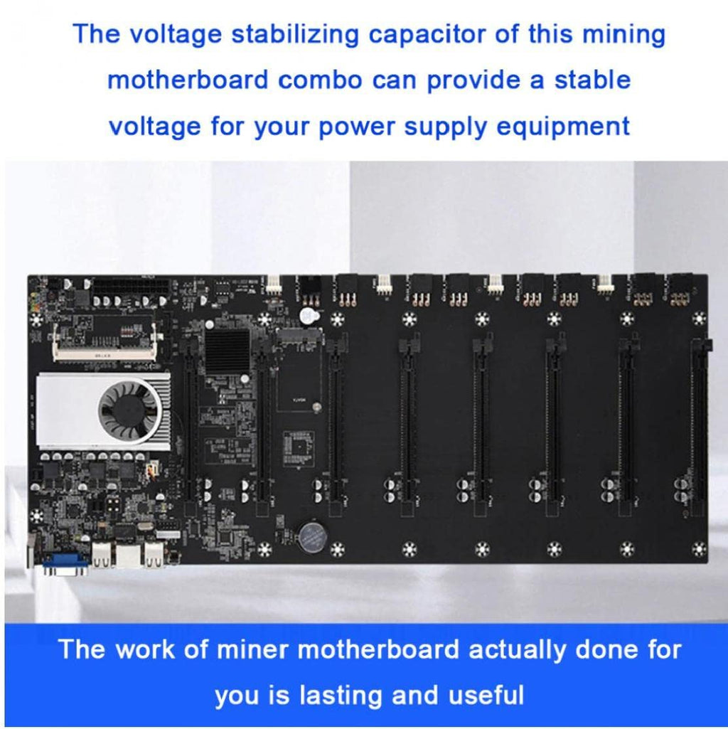 Mining Motherboard with 8 Video Card Slots A4797