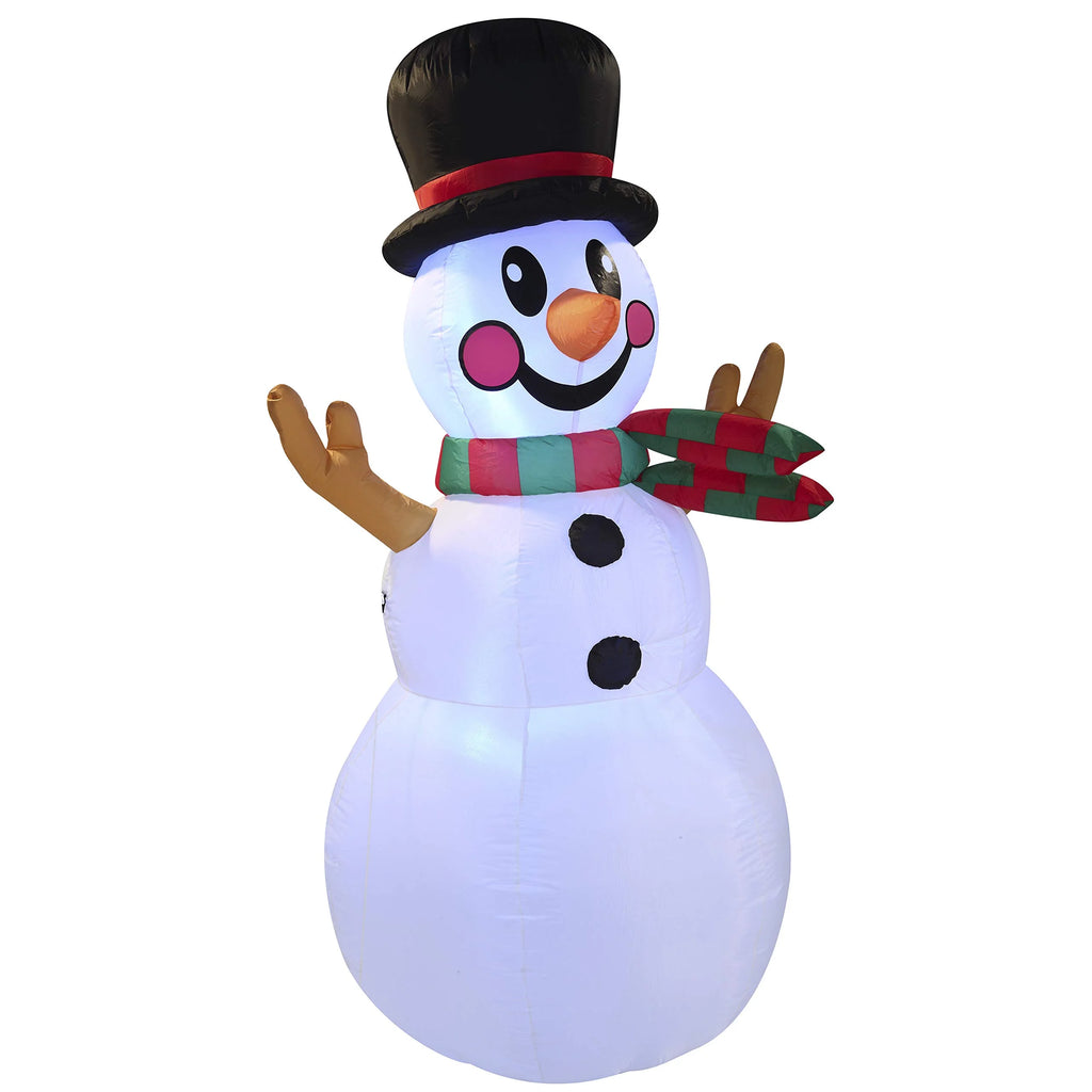 6 ft Tall Christmas Inflatable Snowman with Build-in LEDs C10589