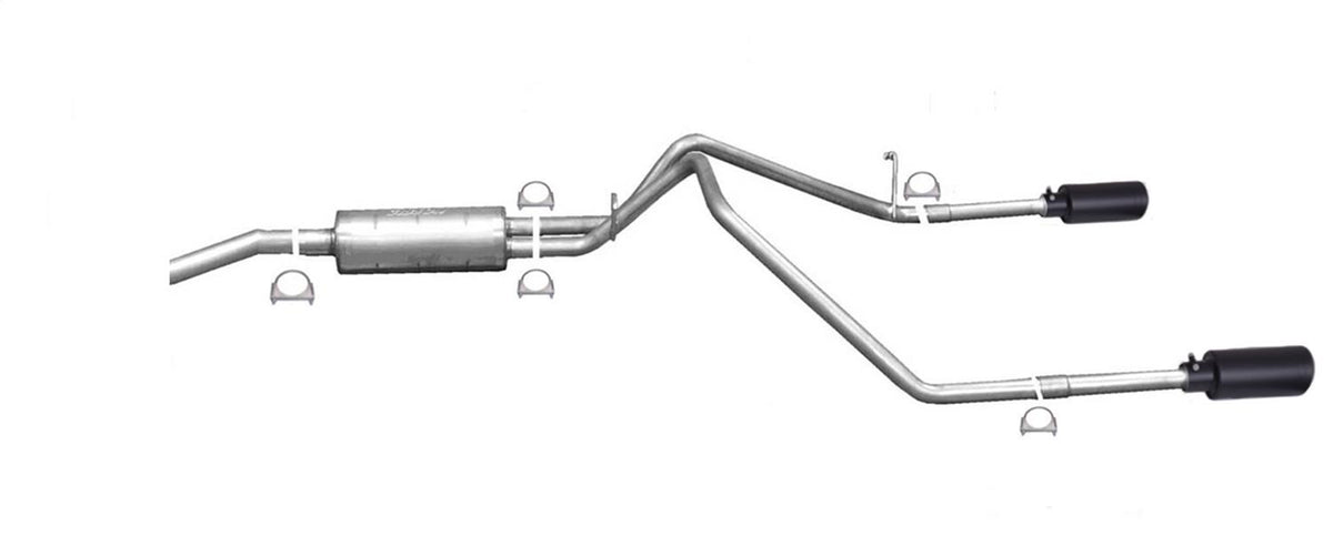 Black Cat-Back Dual Split Exhaust System E944893