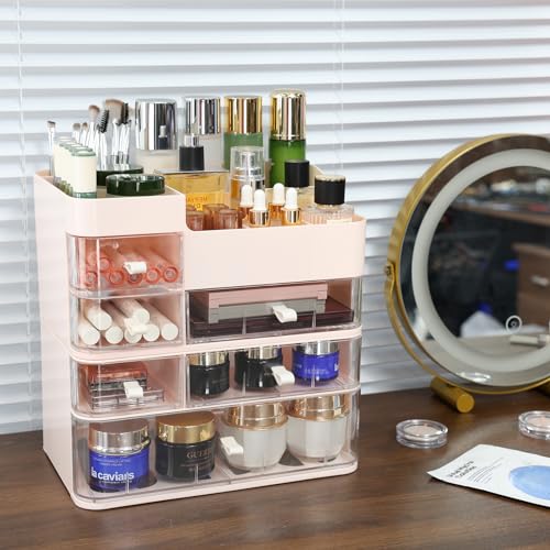 Plastic White 3 Drawer Makeup Organizer G26080
