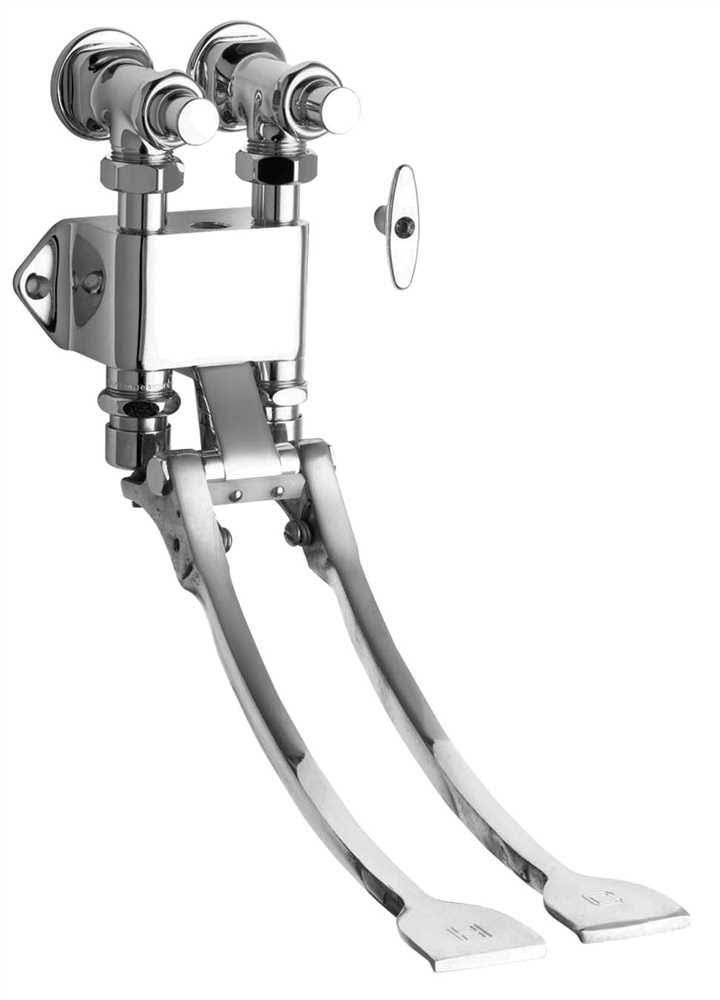 Lead-Free Wall-Mounted Pedal Box with Extended Pedals E994