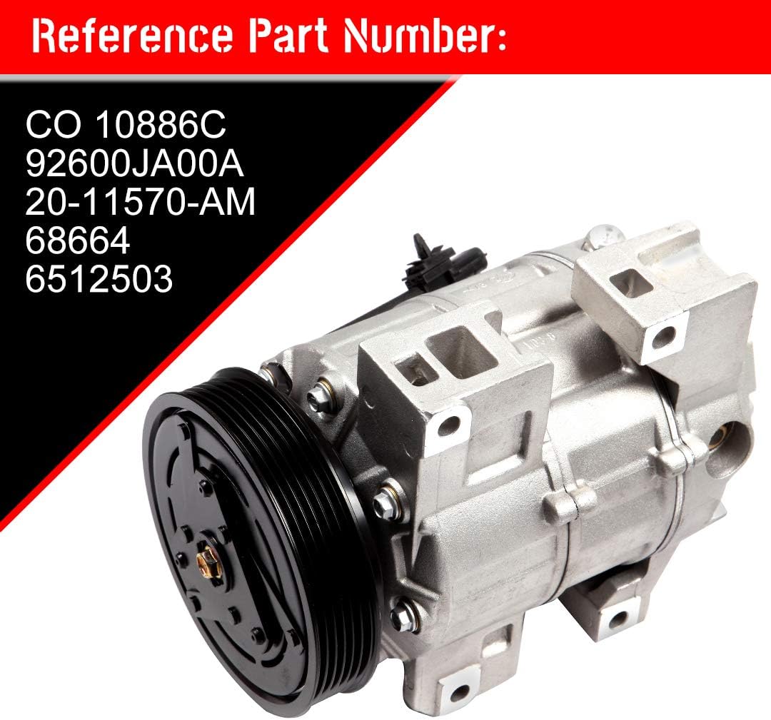 Air Conditioning Compressor for 2.5L 2007-2011 V3255