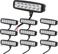 10 Pieces 6 inch 18W LED Work Light Bar A3324