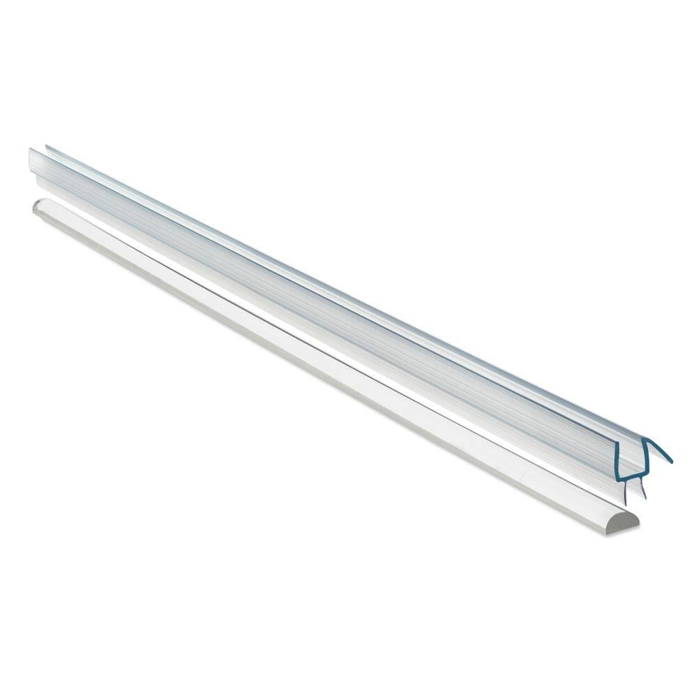 51.5x22 x 80x22 Hinged Frameless Shower Door Brushed Nickel V92277
