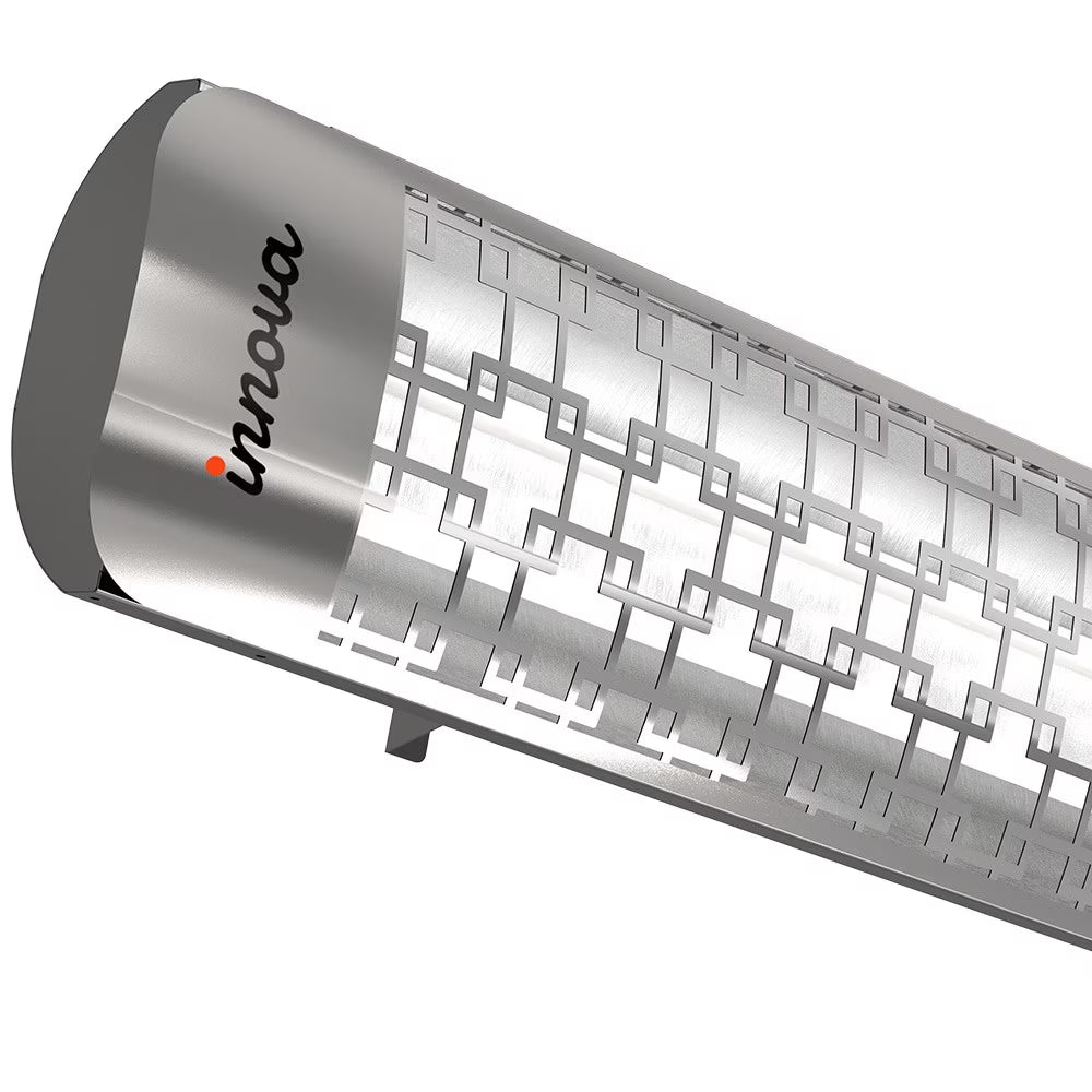 6000 Watt Electric Infrared Dual Element Heater, Stainless Steel Finish, Outdoor Wall Mount C6790