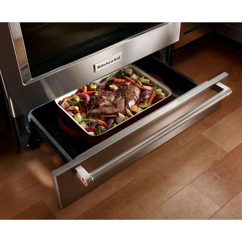 7.1 cu. ft. Slide-In Electric Range with Convection Oven Stainless Steel N5258