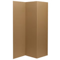 6 ft. Tall Brown Cardboard 3 Panel Room Divider H9746