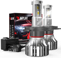 H4 LED Headlight Bulbs 9003 HB2 Hi/Lo Beam Conversion Kit 6000K-6500K Xenon White IP65 Waterproof Pack of 2 I1945