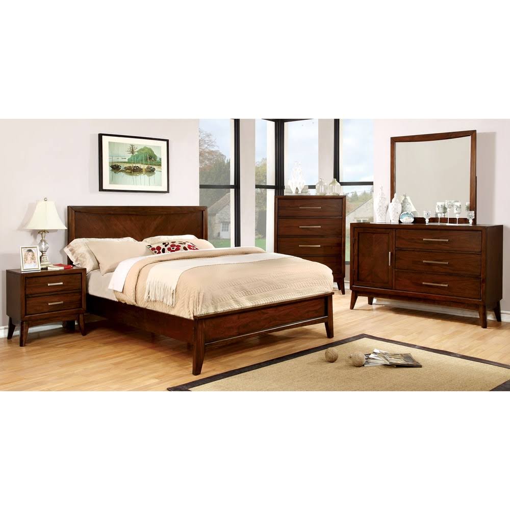 Brown Cherry 4-Drawer Chest G2671