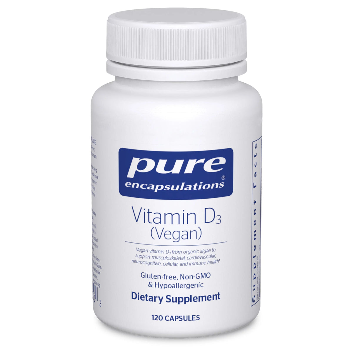 Vitamin D3 Vegan 120 Capsules Q86366