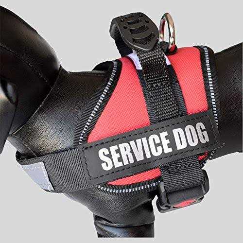 Service Dog Vest Harness Reflective Polyester Nylon P4079