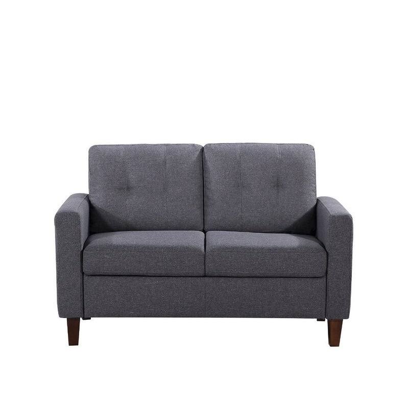 Tufted Mid-Century Loveseat - Beige S643