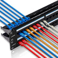 48 Port Cat6 Feed Through Patch Panel A7341