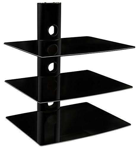 Black 3 Shelf Wall Mount U870466
