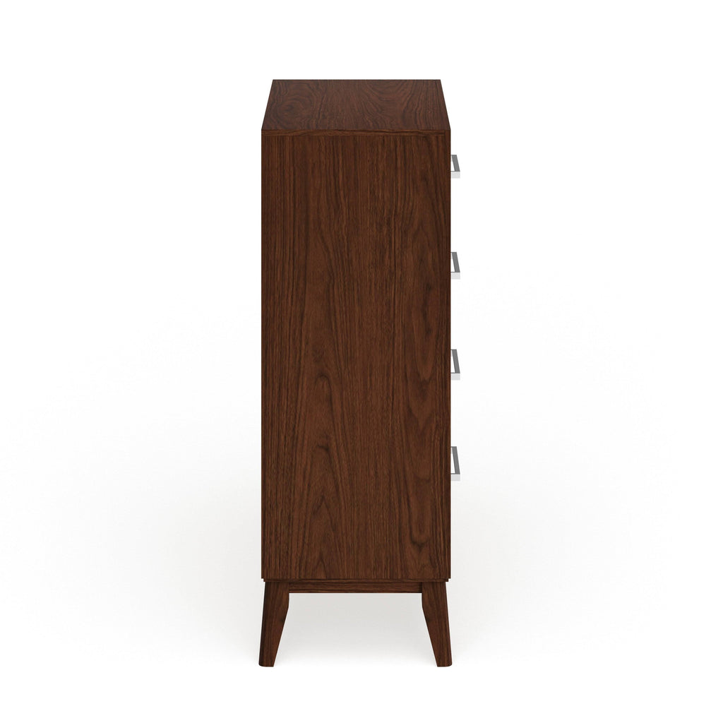 Brown Cherry 4-Drawer Chest G2671