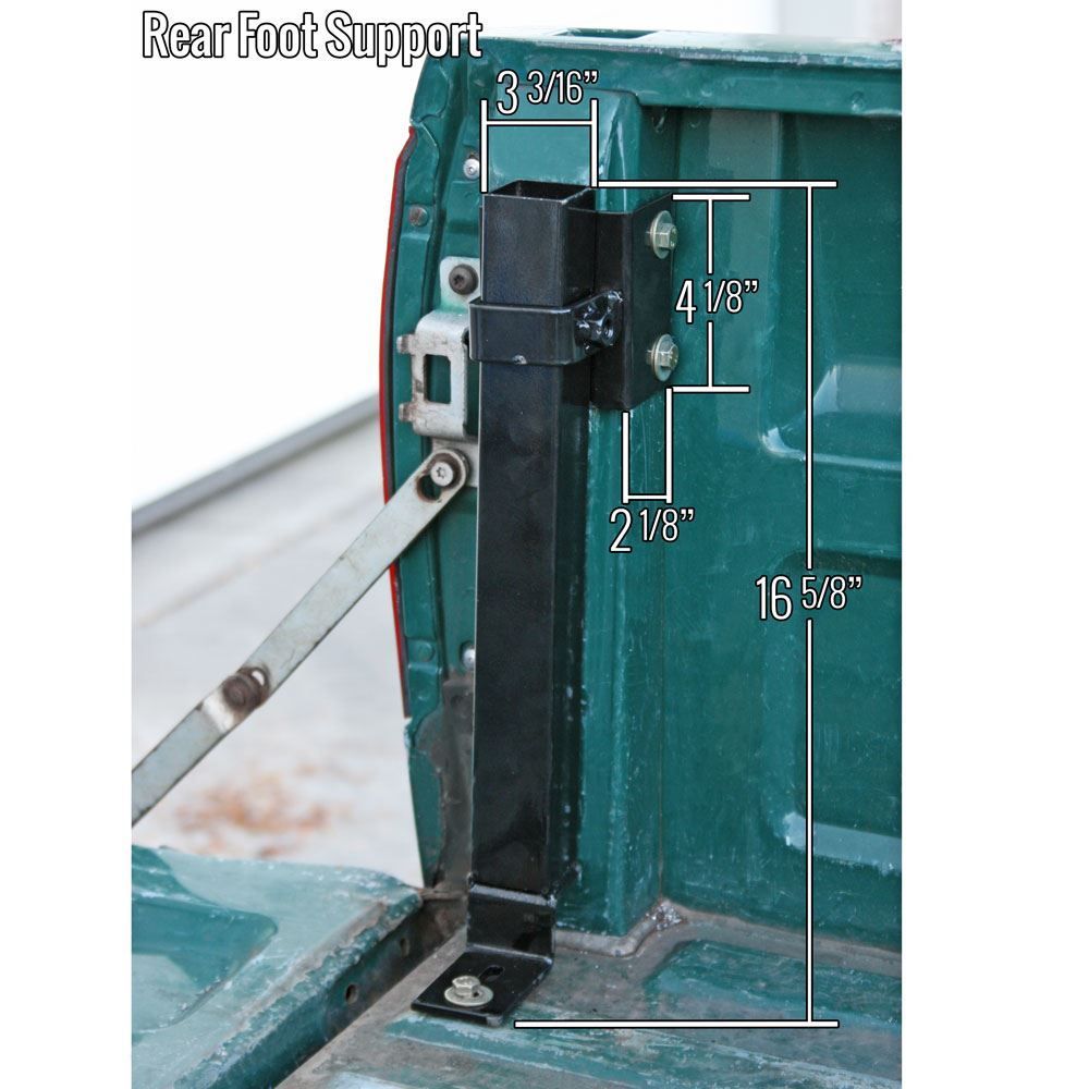 Pickup Truck Ladder Rack with Removable Support Arms S14668