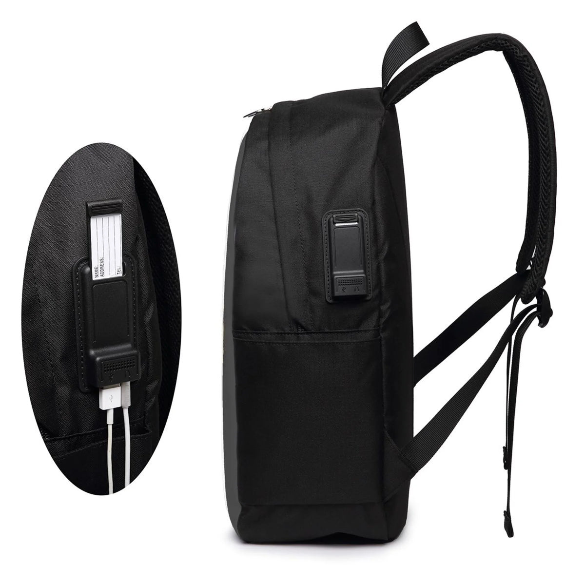 Golden Aztec Maya Calendar Prints Travel Laptop Backpack C924386