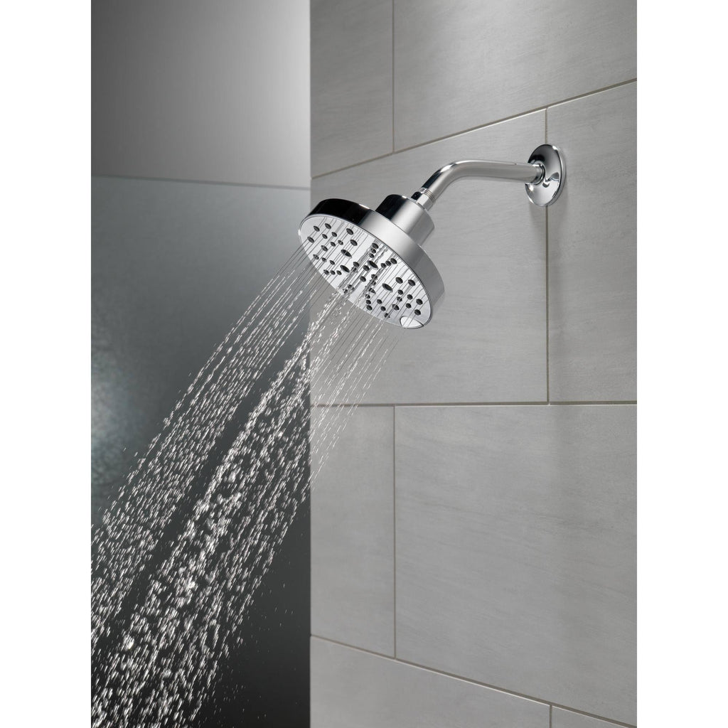 Matte Black 5-Setting Raincan Shower Head B61329