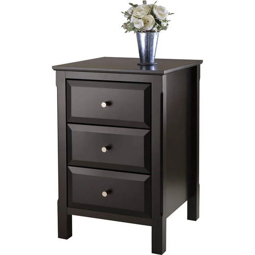 Black Nightstand Accent Table P15458