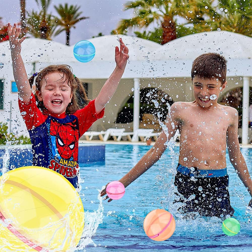 8 Pack Reusable Self Sealing Water Balloons V7416