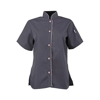 Lg Women's Slate and Pink Chef Shirt T2439