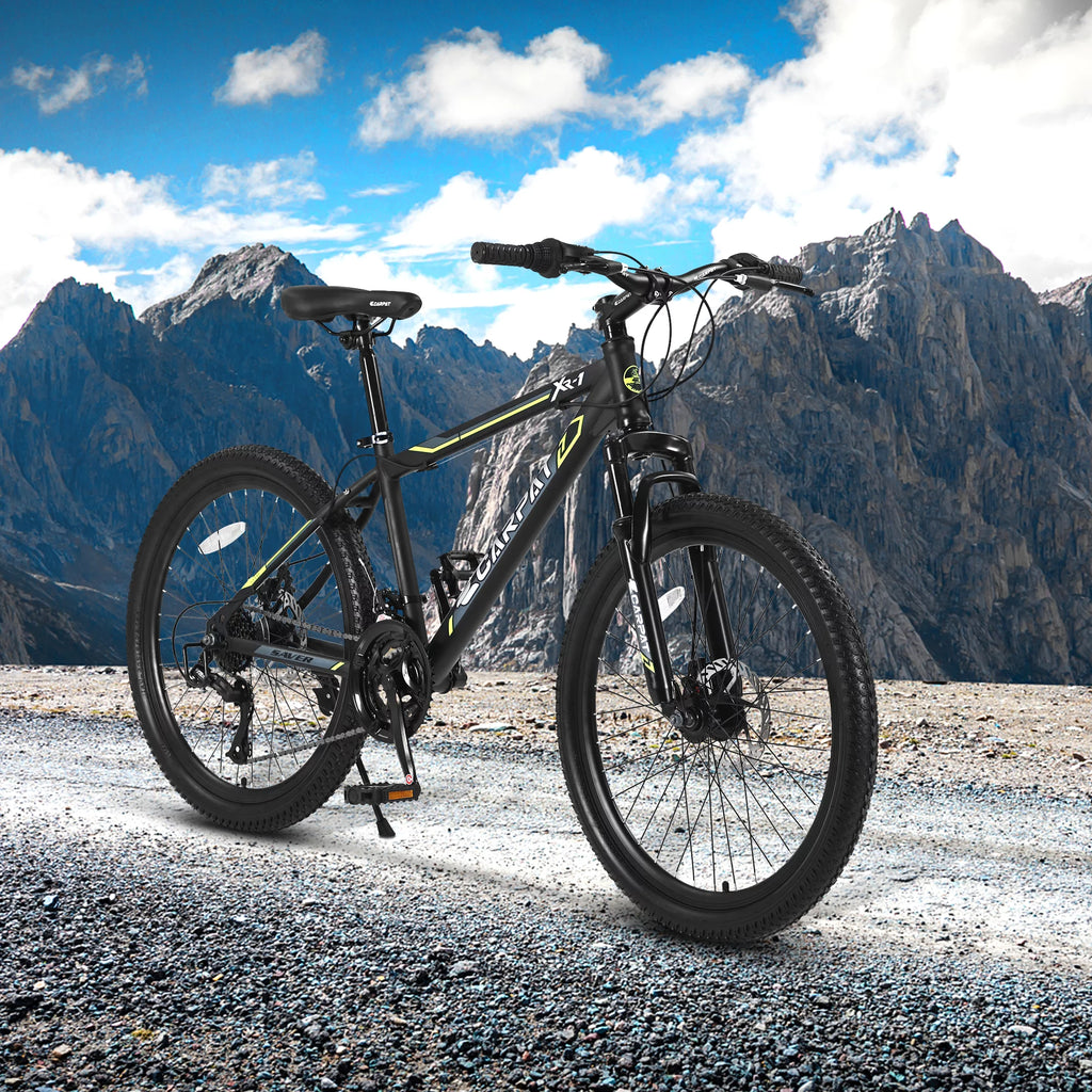 24 inch Kids Mountain Bike with Disc Brakes 21 Speed U955656