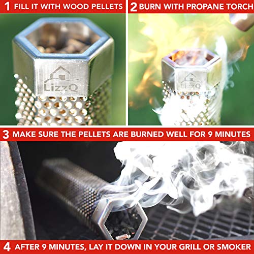 12" Pellet Smoker Tube Set of 2 B4949