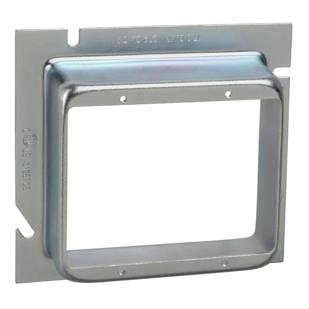 2-Gang Metal Electrical Box Extension Ring with 1-1/4 in. Raise B869