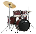 5-Piece Complete Drum Set with 18 in. Bass Drum and Cymbals H373445