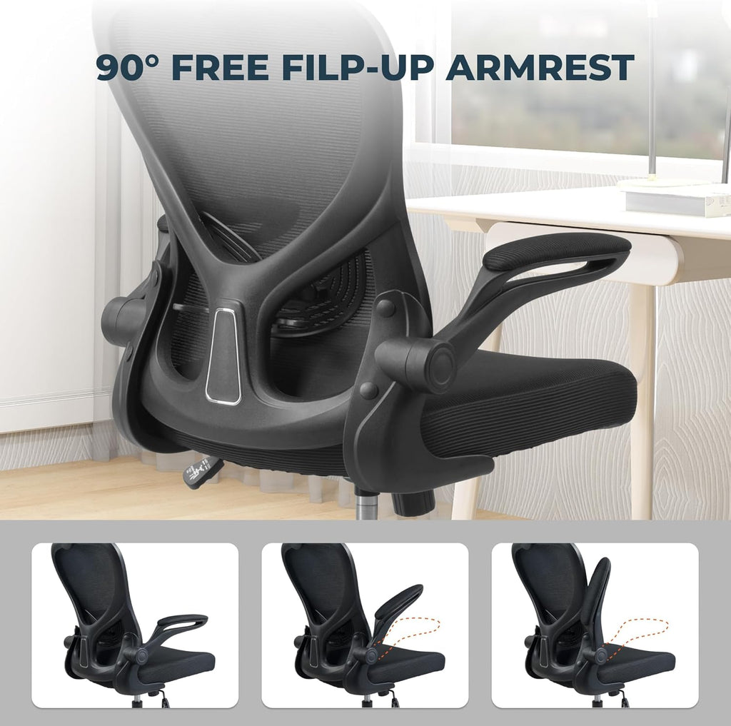 High Back Mesh Office Chair with Adjustable Lumbar Support Y382089
