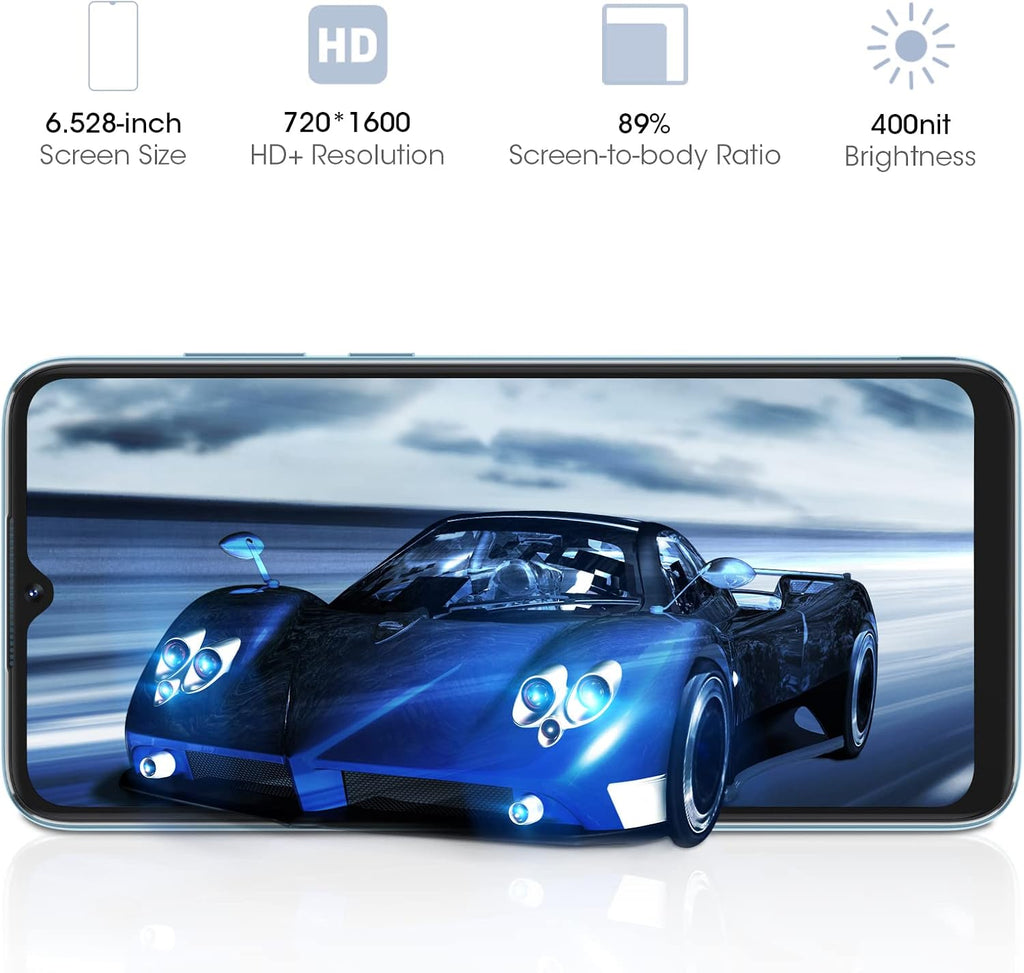 Blackview A55 Smartphone with 6.5" HD+ Display, 4780mAh Battery, 8MP Camera G8512