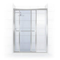 Framed Sliding Shower Door Chrome M9592