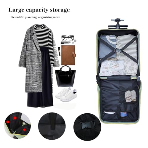 20'' Hardside Carry on Rolling Travel Luggage with Spinner Wheels J511276