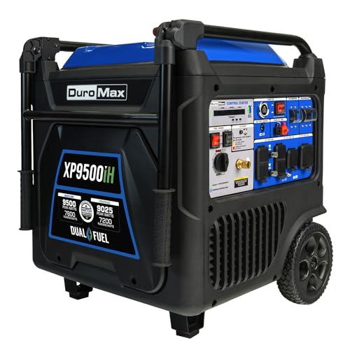 9,500-Watt Dual Fuel Digital Inverter Portable Generator N701