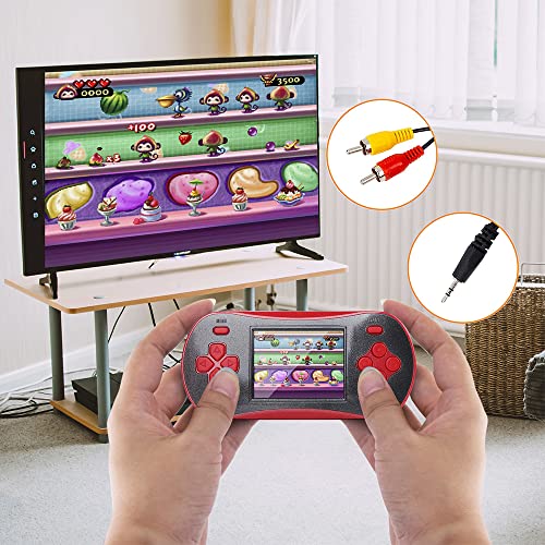 Handheld Game Player Portable Classic Game Controller Built-in 260 Game 2.5 inch LCD Retro Arcade Video Game System (Blue) M6154