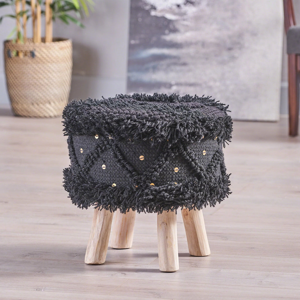 Handcrafted Fabric Stool B2554