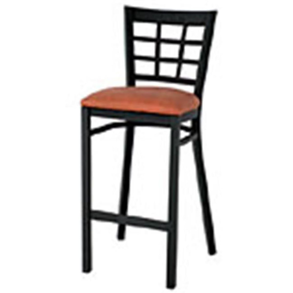 Tan Lattice Back Bar Stool Q936