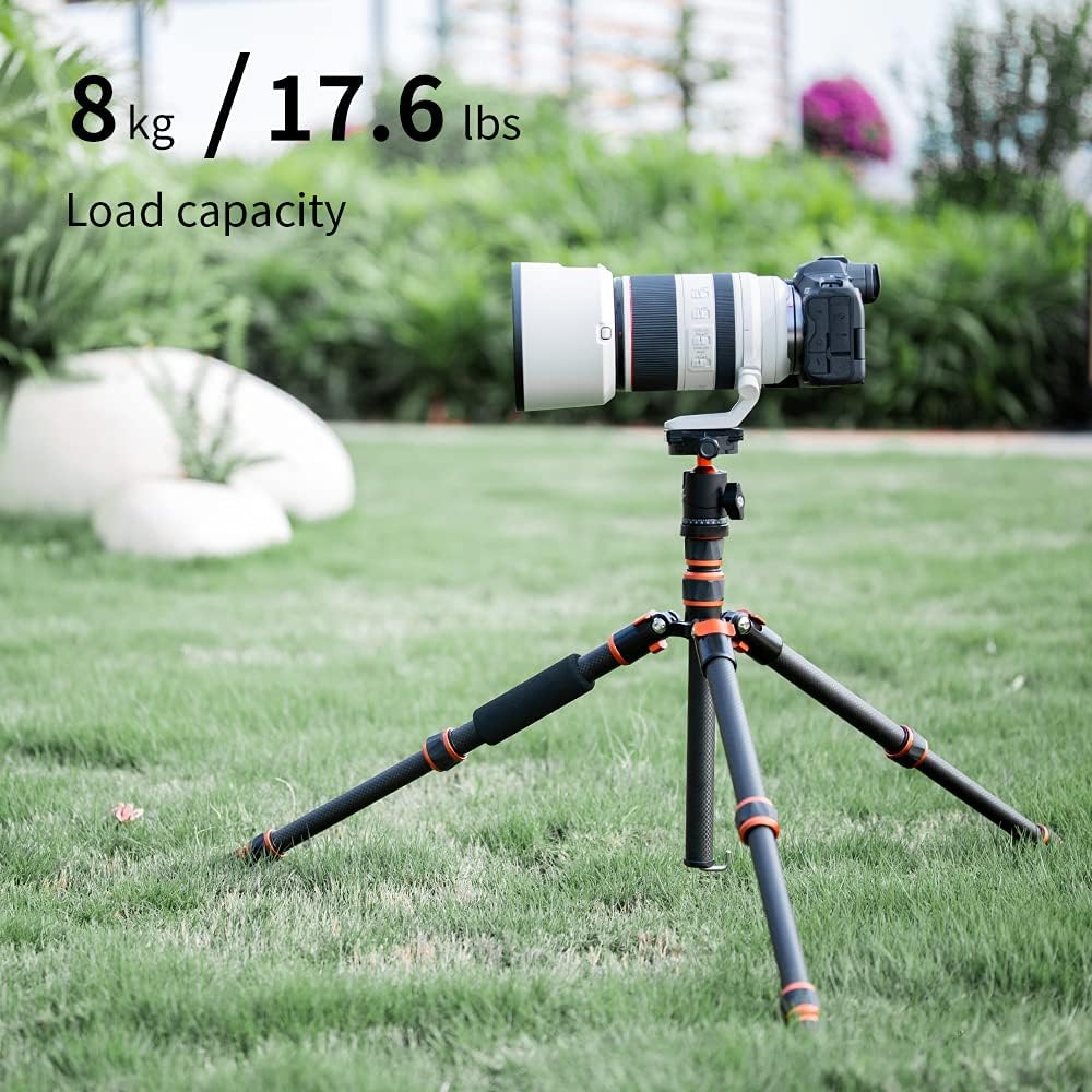 61 inch Carbon Fiber Camera Tripod with 360 Degree Ball Head G166