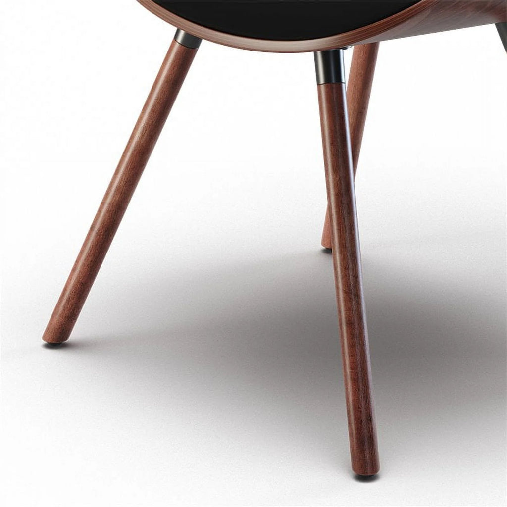 Black Faux Leather Dining Chair S11843